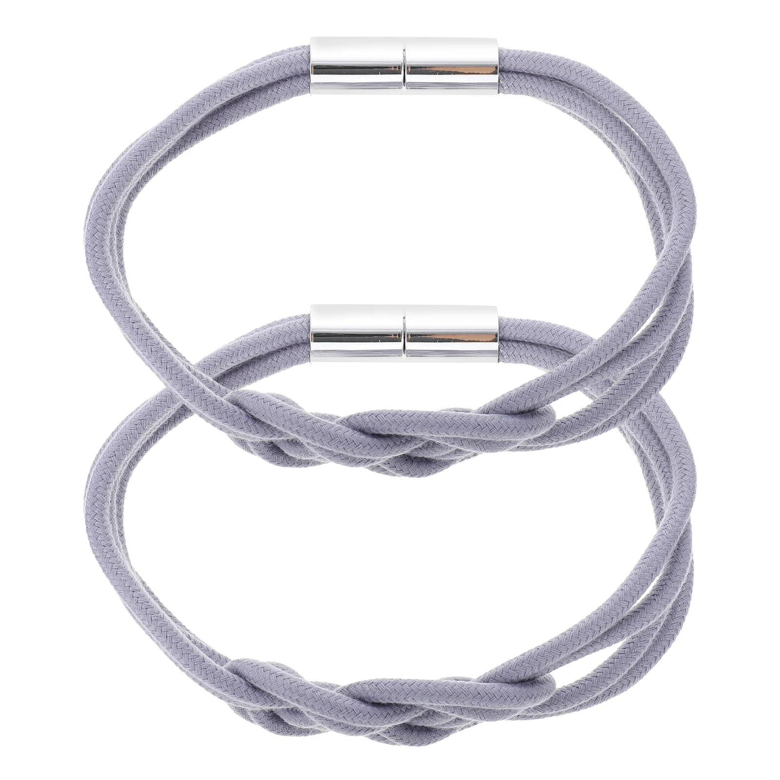 

2pcs Curtain Decorative Magnetic Buckle Cotton Rope Knot Tiebacks Strong Hold Drapes Bedroom Living Room Office Gifts