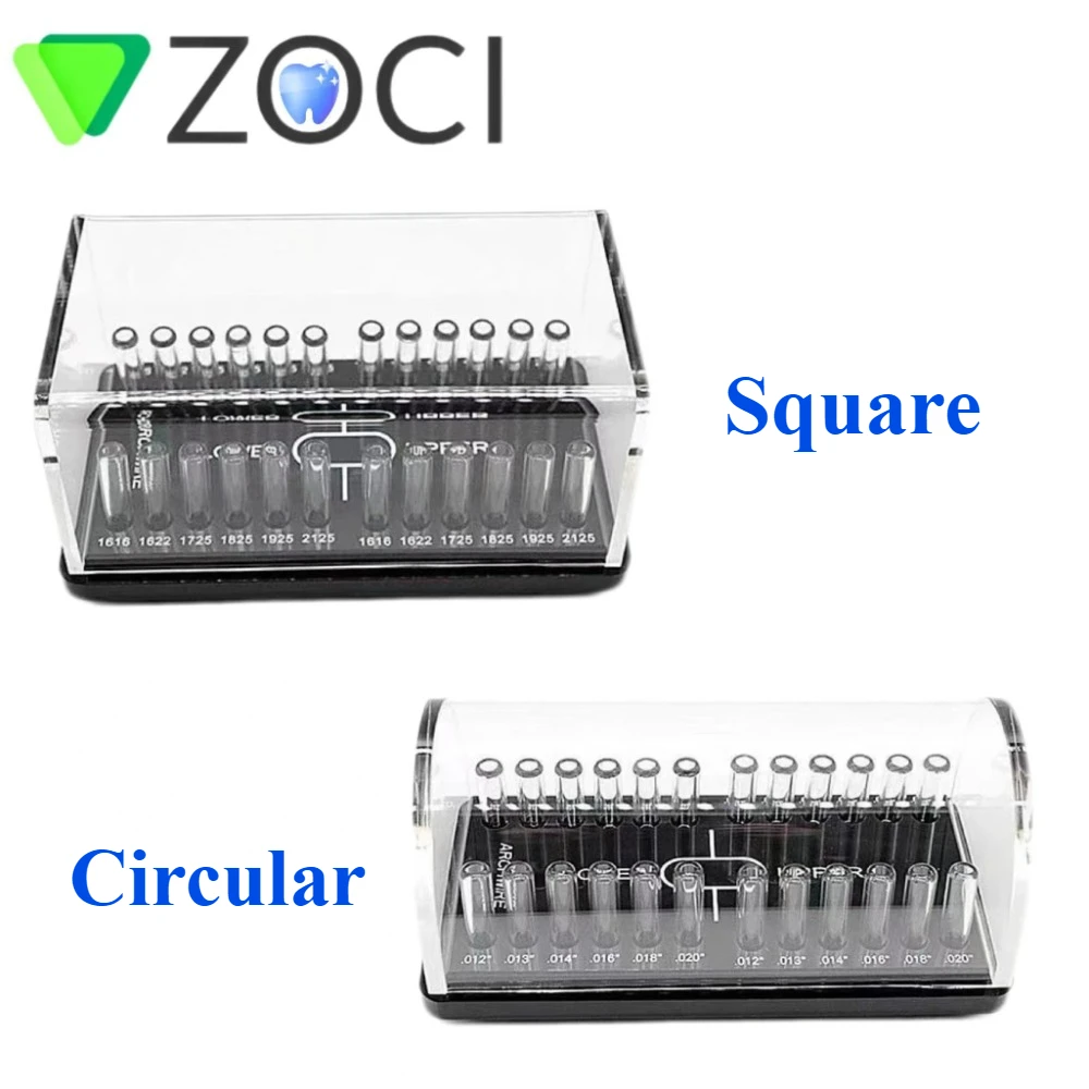 Square Wire Round Wire Sorting Frame Pre-Formed Bow Wire Placement Box Orthodontic Nickel-Titanium Bow Wire Box Storage Dust Box