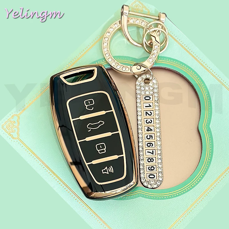 4 Buttons Auto For Great Wall Haval Hover H4 H6 H7 H9 F5 F7 H2S Car Remote Key Cover Case Shell Fob Holder Accessories