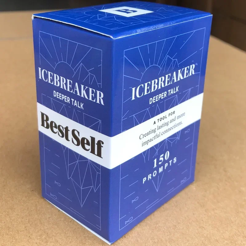 150 Cards Conversation Starter Icebreaker Deeper Talk Deck By BestSelf Card Game Powerful Conversation Intimacy Deck by BestSelf