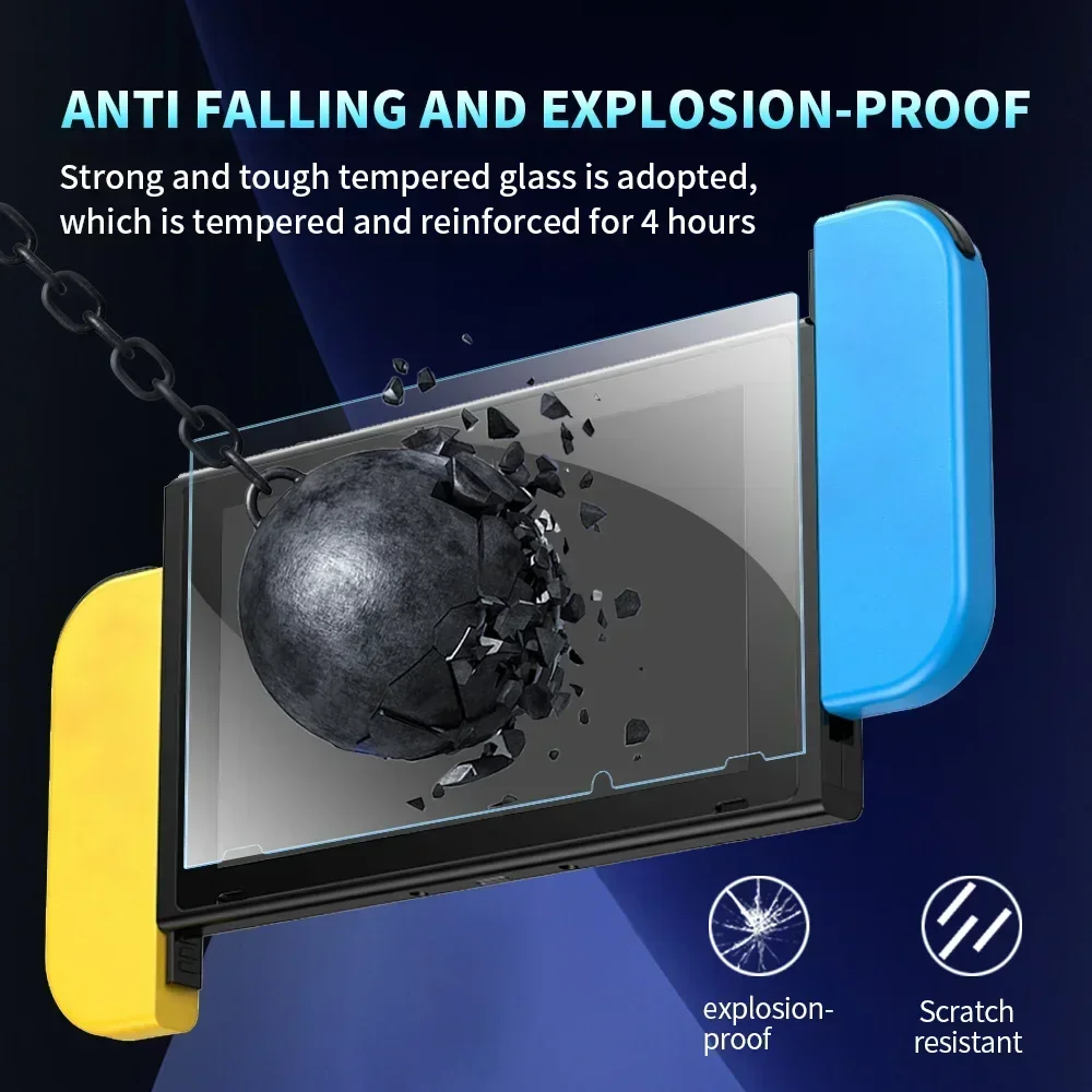 For Nintendo Switch Oled Lit Tempered Glass Screen Protector 9H Hardness Glass for Nintendos Switch Lite Nintend Screen Film New