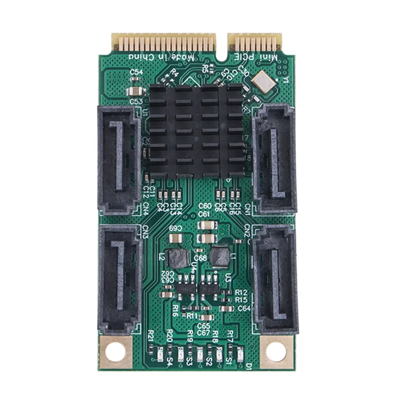 A41Z-Mini PCI-E SATA SATA III 6G Mini PCI Express Карта контроллера SATA3.0 Mini PCI Express SSD Карта адаптера