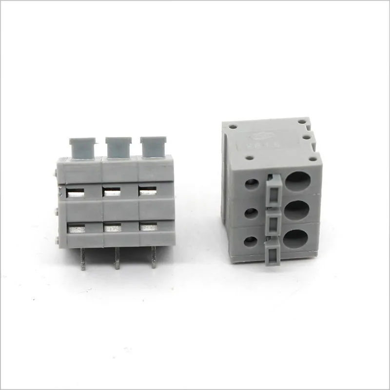 100PIN Grey FS1.5 KF211V 5.0 2P ~ 12P PCB SPRING TERMINAL BLOCKS DG211V 5.0mm  PHOENIX CONTACT DEGSON KEFA