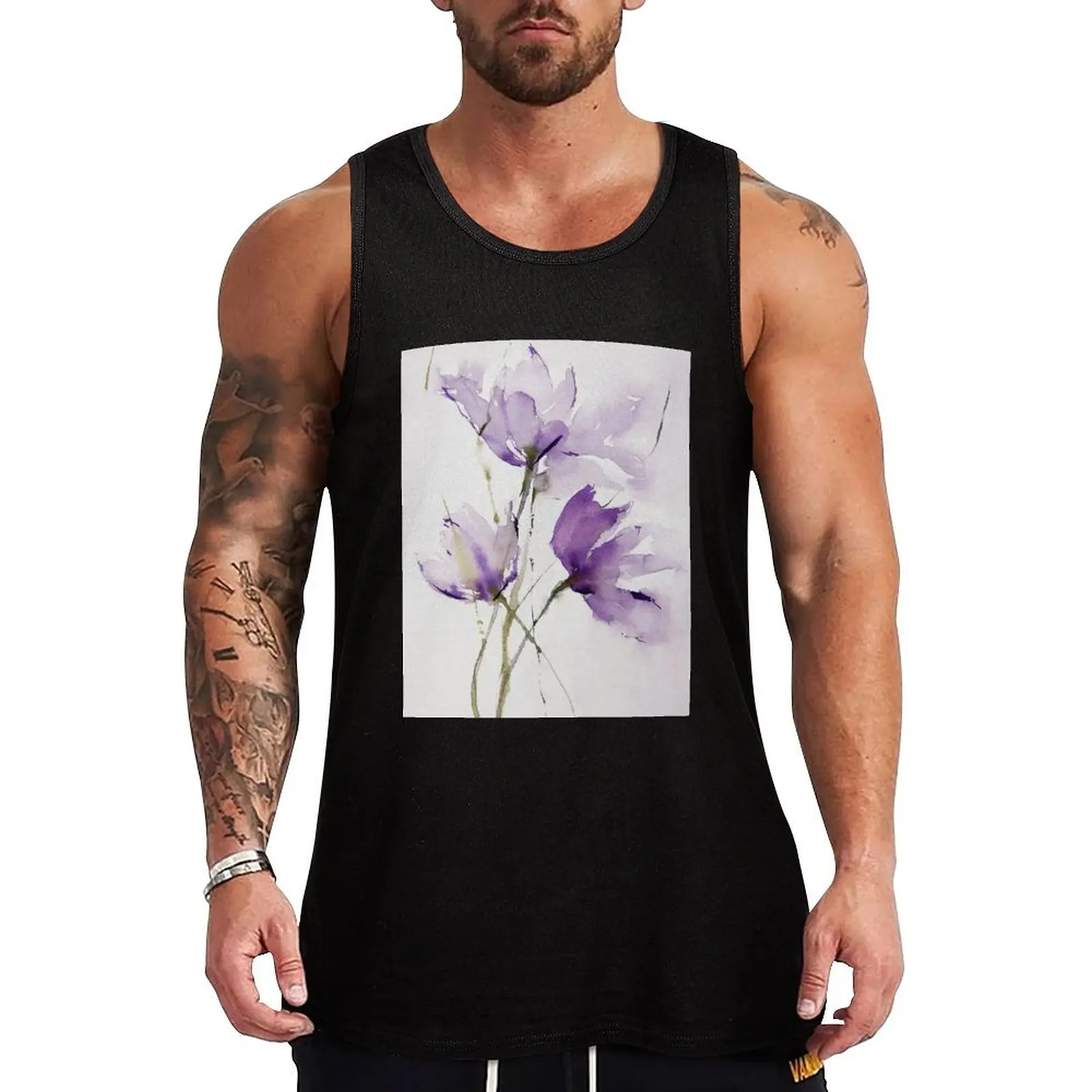 

wilted tulips Tank Top fashion 2025 man Men's tops mens designer clothes cute tops