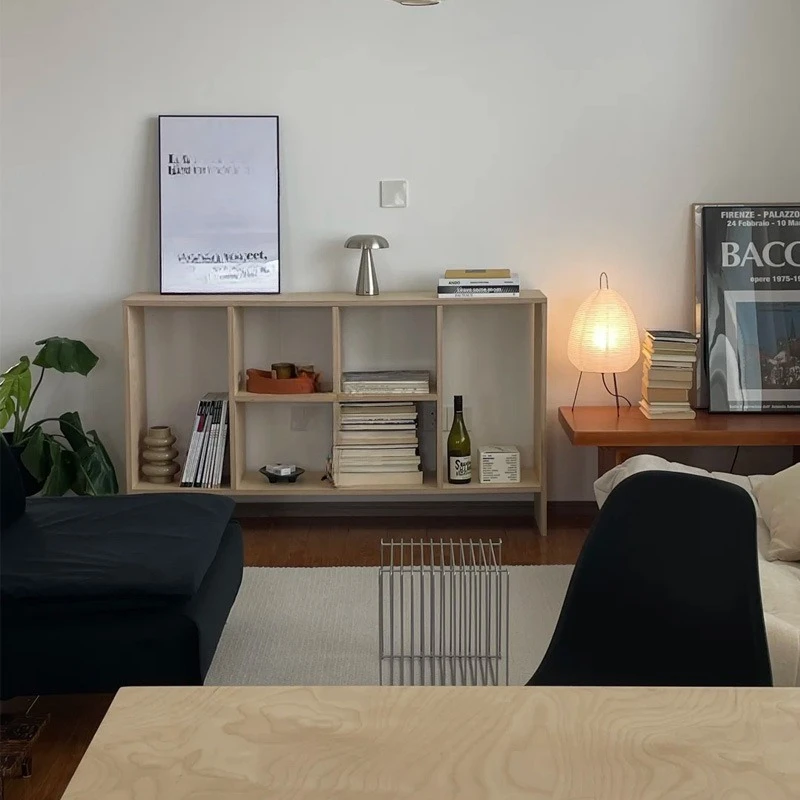 خزانة البتولا المحيط مجلس الرف من الأرض إلى الأرض خزانة تخزين متعددة الطبقات عرض المنزلية خزانة عرض رف الكتب #4