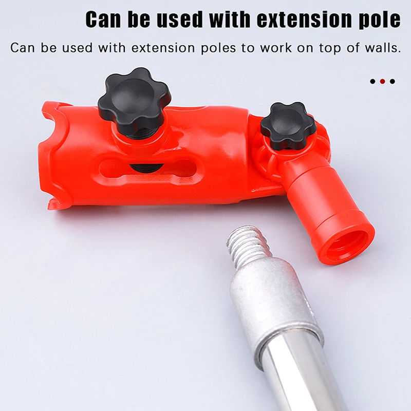 Universal Clamp For DIY Multi-Angle Paint Brush Extender Paint Edger Tool For Walls High Ceilings Trim Edge Corner Painting