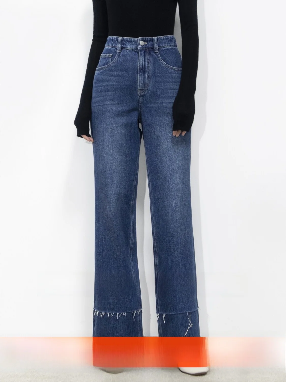 

High Waist Wide Leg Jeans Women's Loose Fit Patchwork Bell Bot American Retro Sle High Waist Wide Leg Pants