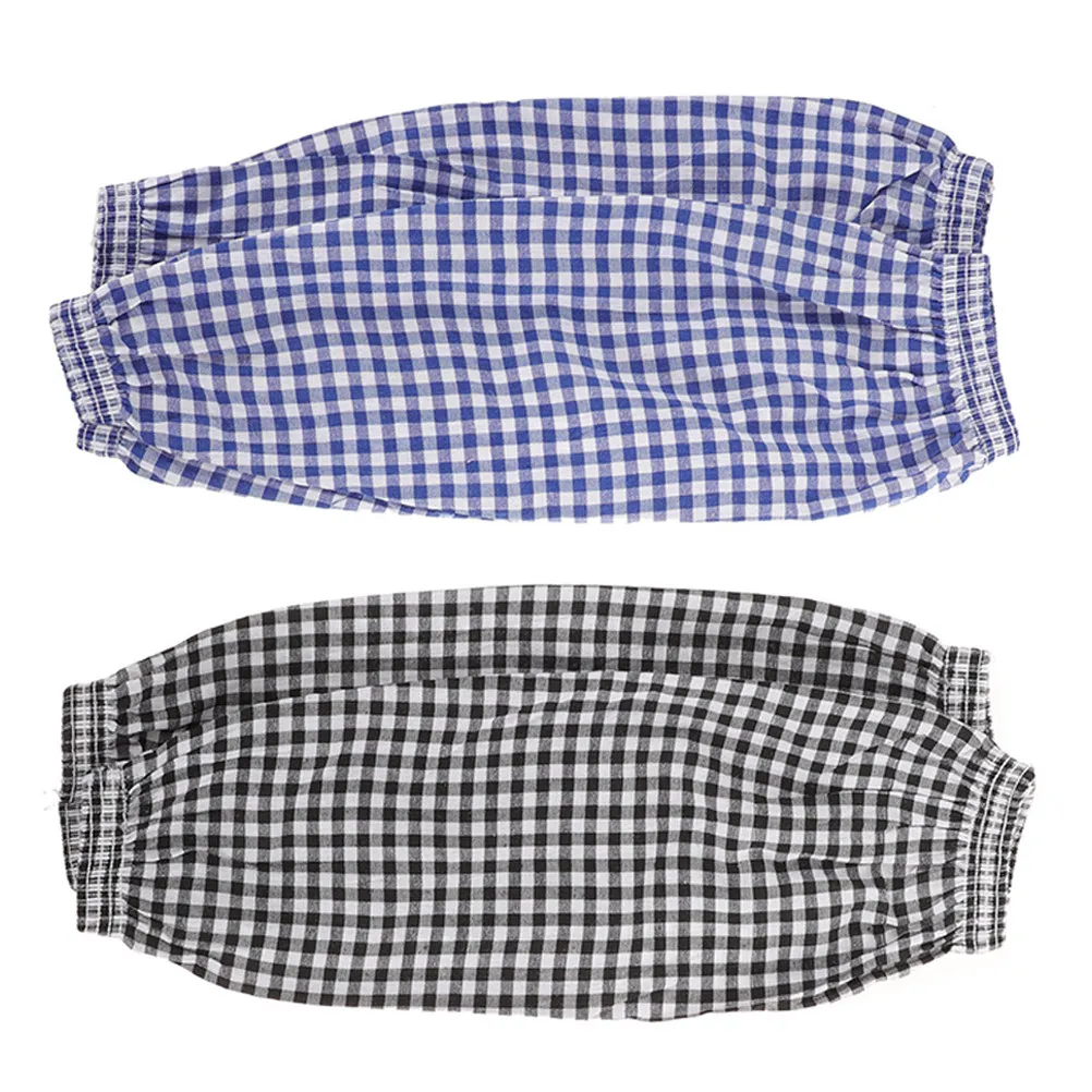 

2Pairs Kitchen Arm Sleeves Sturdy Cotton Linen Oversleeves for Cooking Dishwashing Carwash Gardening Painting Dog Grooming Oil