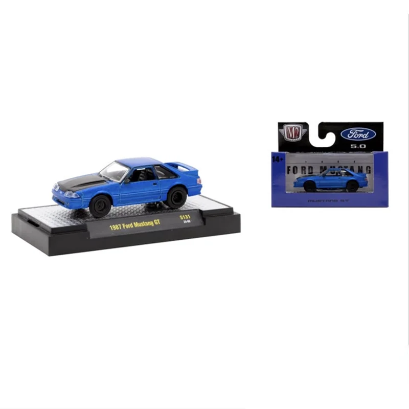 

M2 Machines 1:64 Scale Diecast Alloy 1987 Ford Mustang GT Coupe Toys Cars Model Classics Adult Gifts Souvenir Static Display