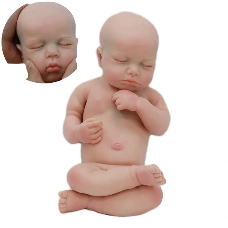 

Veins visible 18inch Boy Body Pure silicone reborn doll kit 3D skin painting DIY Painted Bebe Doll Kits