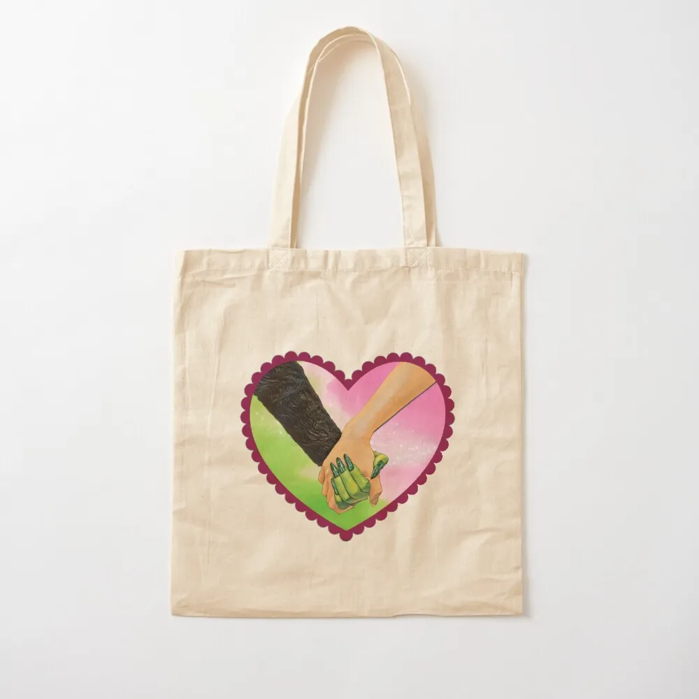 Wicked Movie Glinda and Elphaba Hands Tote Bag