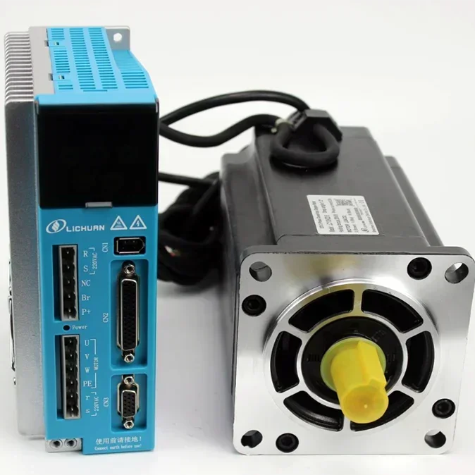 AC 220V 6.8Nm Nema34 Closed Loop Stepper Motor 3phase Servo Motor With Driver Kit LCDA2260E+LC86H3114