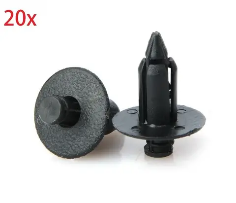 20Pcs 8mm Hole Bike Fasteners Plastic Rivet Fairing Trim Clips for Honda Yamaha Suzuki Automobiles Parts Car Interior
