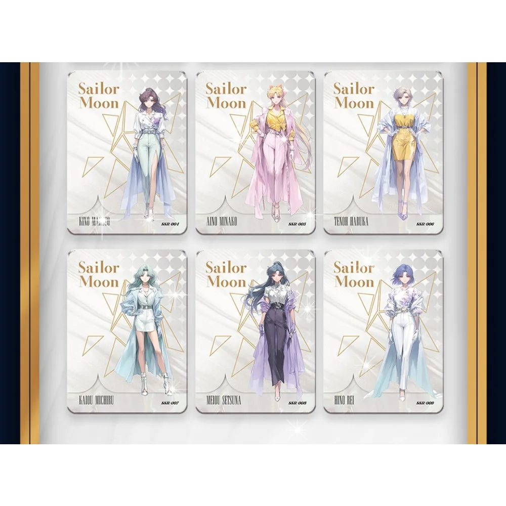 Tarjeta de personaje exquisito Sailor Moon, chica mágica se transforma en la versión Q de Anime, bonita tarjeta de protagonista, juguetes y pasatiempos Doujin