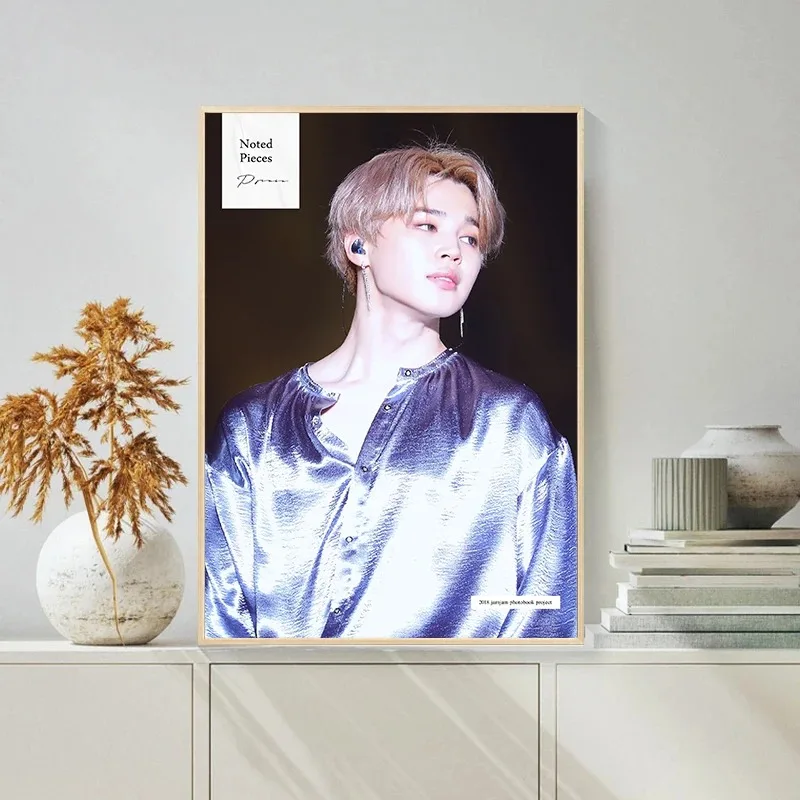 Hot Singer Kpop Jimin Poster Prints HD Canvas Painting Wall Art for Bedroom Living Room Office Home Decoration Fans Gift