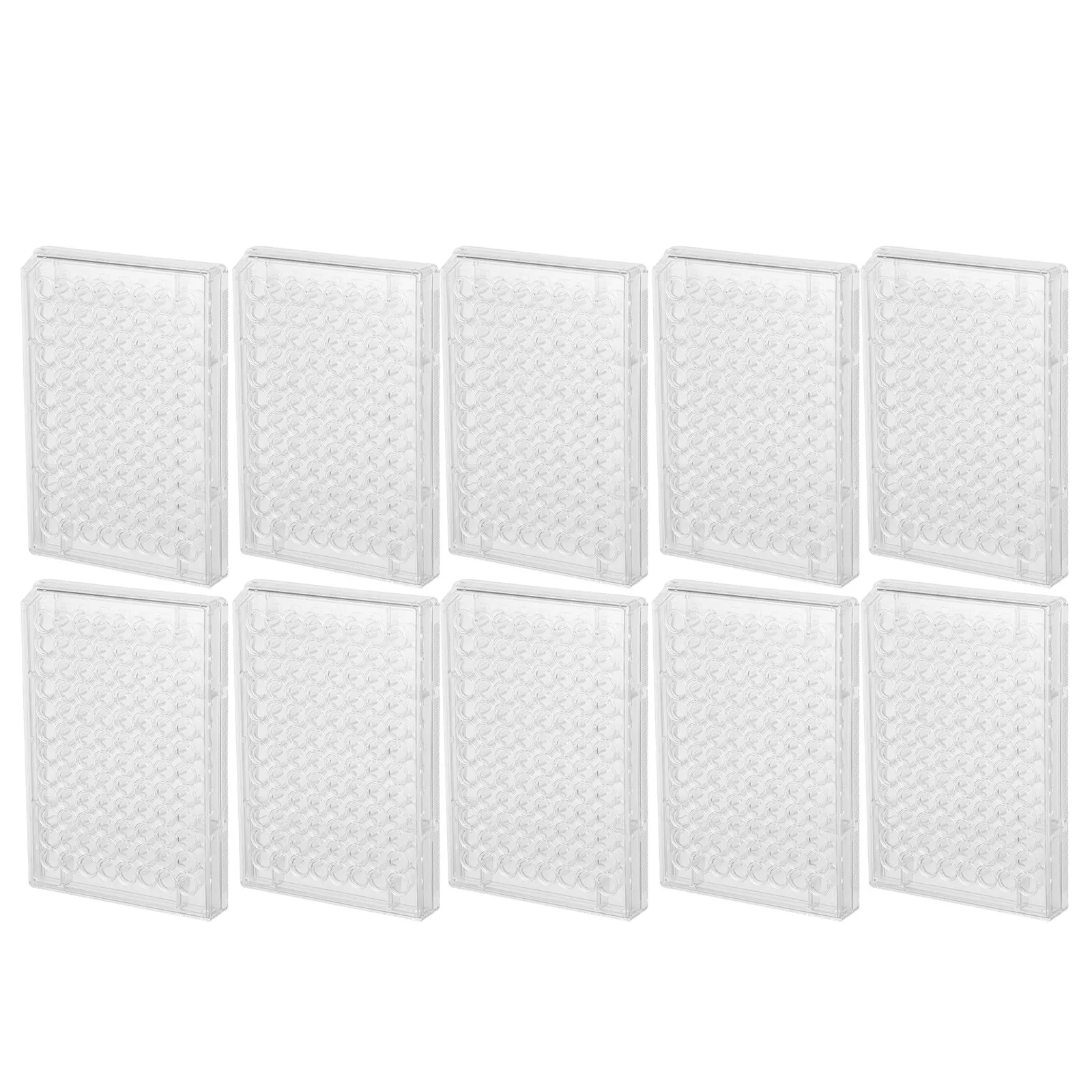 

10 шт. пластиковых чашек Петри для клеточных культур, прозрачные, стерильные, с крышкой, для лабораторных анализов, приготовления агара, тестирования форм, научных исследований