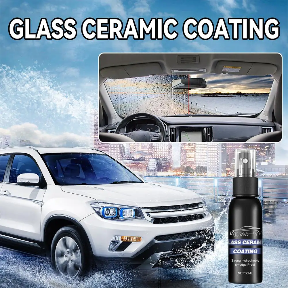 30ml Auto Windshield Water Repellent Car Coating Window Rainproof Antifogging Waterproof Agent Maintenance Hydrophobic S8m5