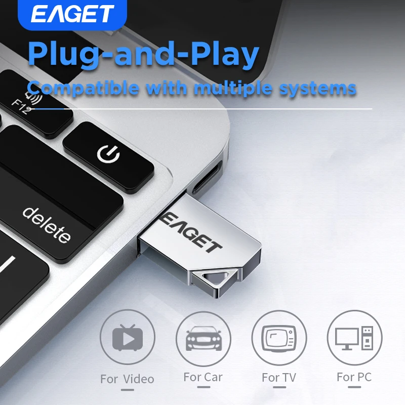 

EAGET Mini USB флэш-накопитель видеорегистратор ПК автомобильный плеер Plug Play 8 ГБ 16 ГБ 32 ГБ 64 ГБ 128 ГБ