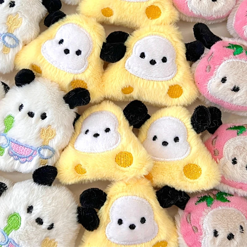 Sanrio Pluche Sleutelhanger Pochacco Kawaii Sleutelhanger Gevulde Rugzak Hanger Tas Decoratie Meisje Speelgoed