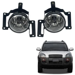 Car Front Bumper Fog Light Lamp For Hyundai Tucson 2005 2006 2007 2008 2009 Foglight Foglamp With Bulb Accessories