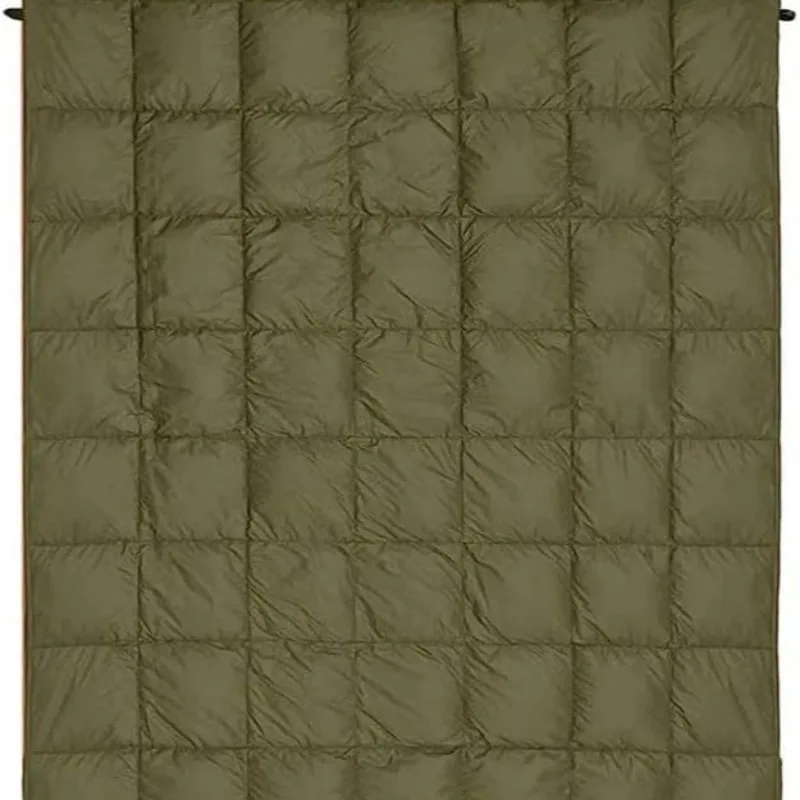 بطانية محمولة للاستخدام الخارجي - شال متعدد الوظائف، لحاف للتخييم، بطانية تخييم مثبتة على السيارة قطعتان #5