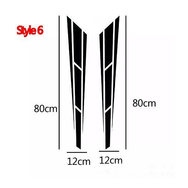 Hood Car Sticker Personalized Stripe Stickers Auto Modified Body Sticker Hot-selling Car Accessories Decoration Covering Film