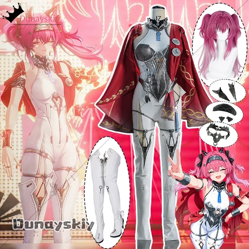 

Игра Wuthering Waves Lupa Косплей Костюм Lupa Сексуальные Комбинезоны Накидка Униформа Хвост Головные Уборы Серьги Хэллоуин Маскировочный Костюм