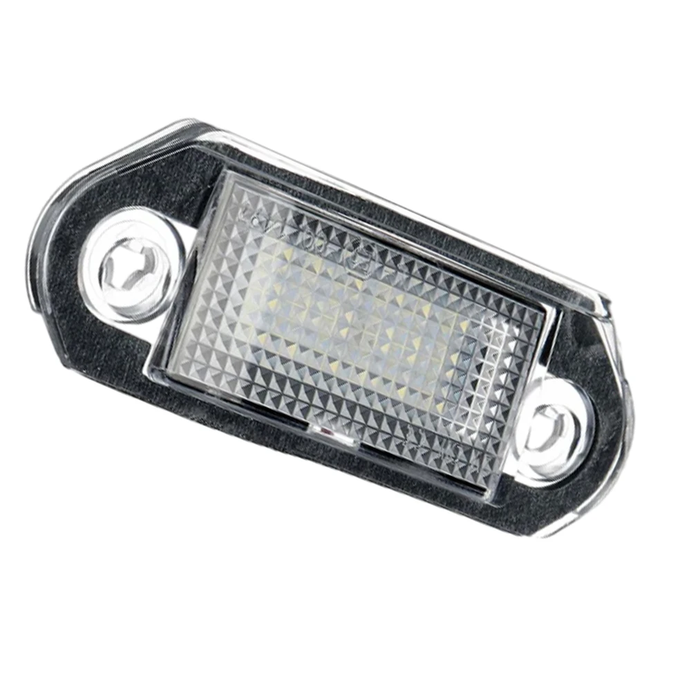 12V  2Pcs LED Number License Plate Lightsfor VW Golf Vento A3  Gol 2 & G2 Skoda Octavia I  1H5943119, 1H5-943-119 White Light