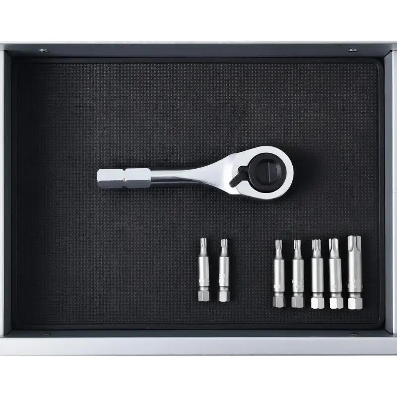 NUEVA Llave Dinamométrica de Vaso, Herramientas Manuales, Llave de Trinquete Hexagonal de 6.35mm, Herramientas Manuales Resistentes para Mecánicos
