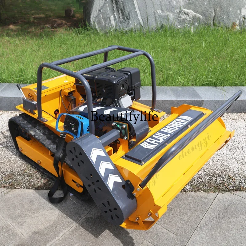 New intelligent remote control lawn mower robot, four-stroke  -powered zero-turn agricultural weeding equipmentDD182 - view 2