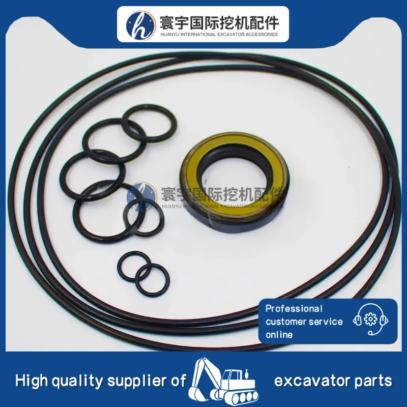 

Совместим с KOMATSU 21S-63-02010 PC03-1 BOOM 21S6302010 Комплект сальников экскаватора Ремонт поршневого стержня Пылезащитная втулка вала FKM