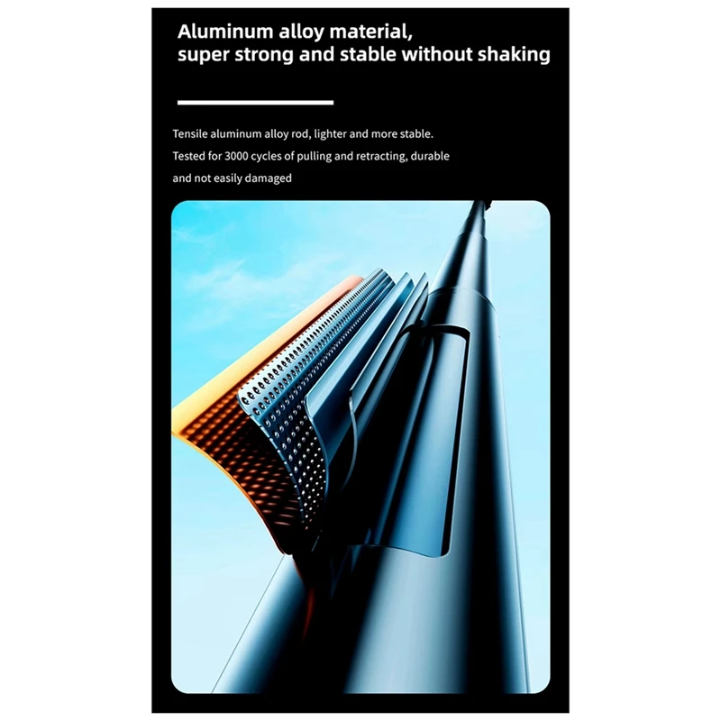 B03B-CL07 Screen Mirroring Selfie Stick WIFI Projection Screen Tripod Real Time Display Selfie Monitor For Smartphone Vlog