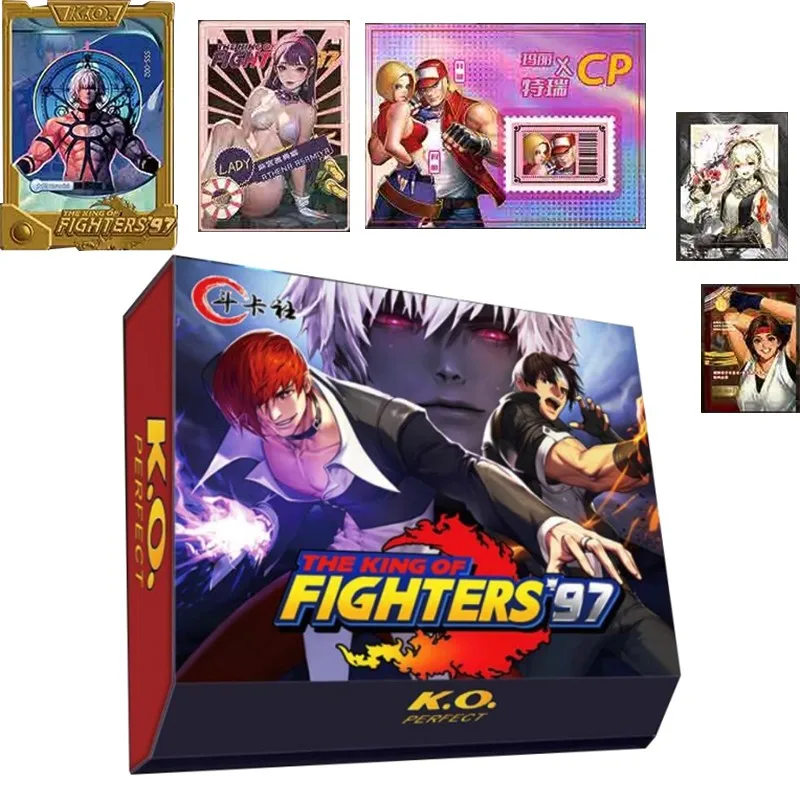 

The King Of Fighters'97 Game Cards Anime Figure Arcade Fighting Types Classic Characters Chizuru Kagura Metal Hollow Cards Gift