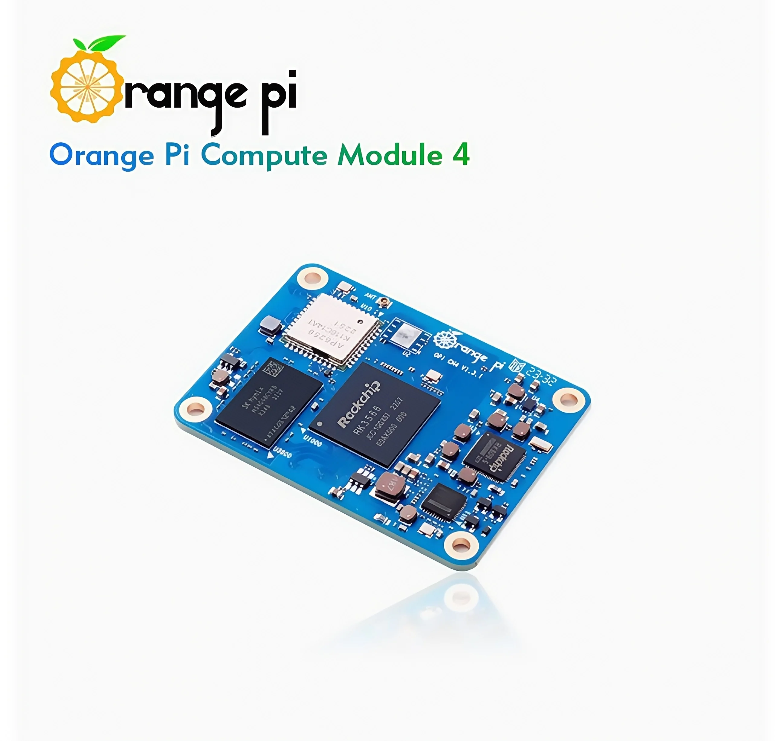 يدعم اللوحة الأساسية Orange Pi CM4 نظام Hongmeng مفتوح المصدر WIFI Bluetooth rk3566 رقاقة الذاكرة الاختيارية
