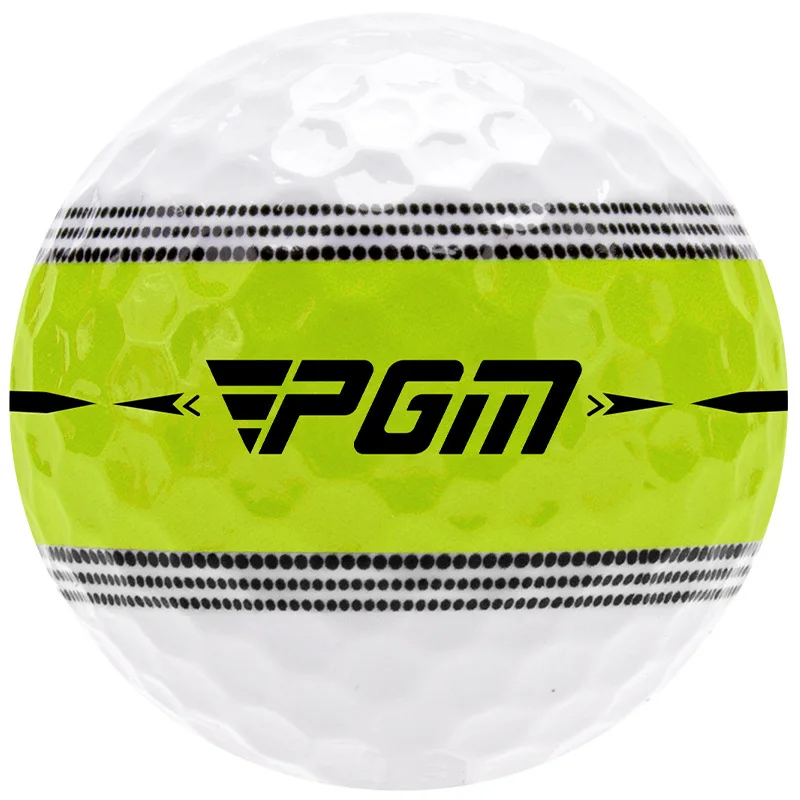 

PGM Golf Ball 360 ° Track Aiming Line Two Layer Match Ball Box Match Ball Stripe Ball Golf Color Two Layer Putter Ball