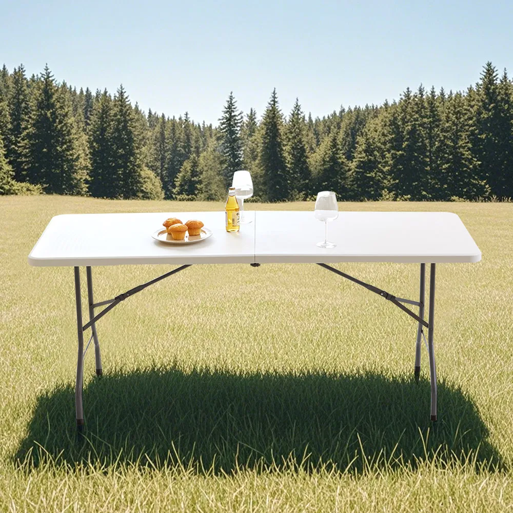 كشك التخييم في الهواء الطلق القابل للطي 1800 Bromolding طاولة الحديقة الحجرية #2