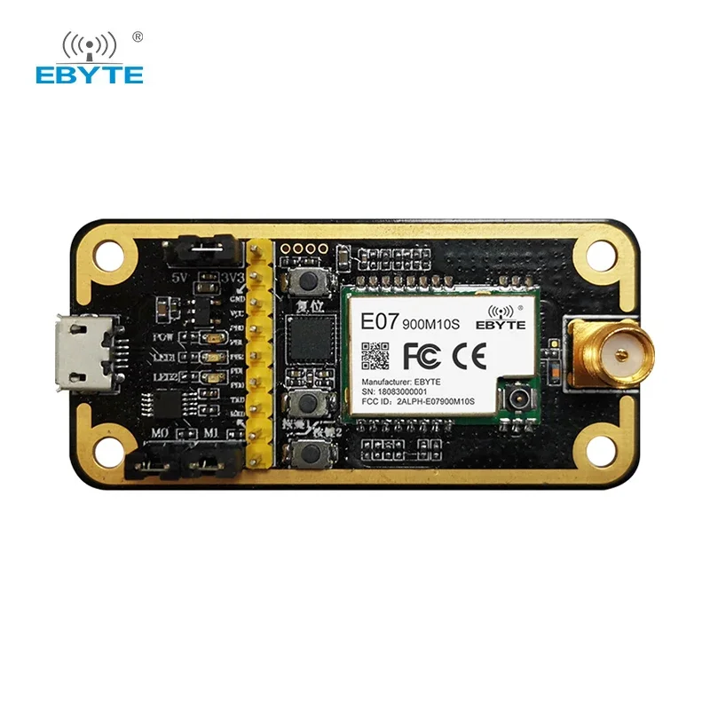 Test Board E07-900MBL-01 E07-900M10S Development Evaluation Kit USB Interface to TTL Main Control MCU STM8L151G4 Easy Use