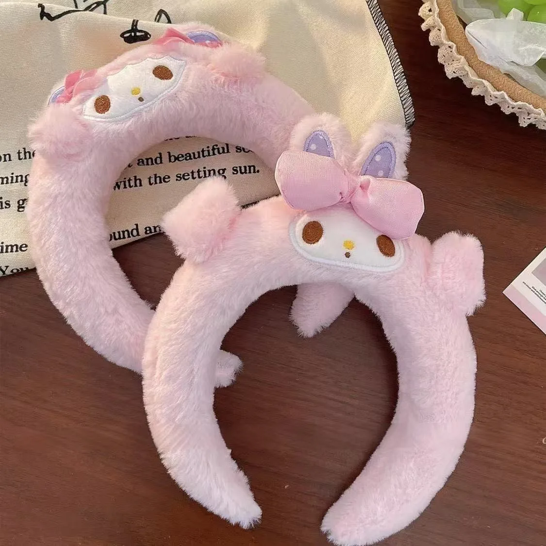 1pcs2025 طوق شعر جديد لطيف الكرتون المنزل الشامبو مشبك شعر طوق الرأس طوق الشعر #5