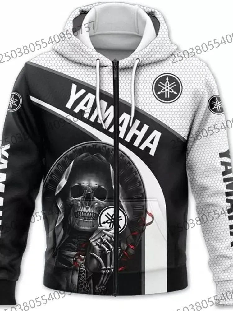 AliExpress 2025 Hot Sale Yamaha Motorcycle Racing Hoodies, Fashionable Men's Outdoor Cycling, Off-Road Casual Sports Jackets