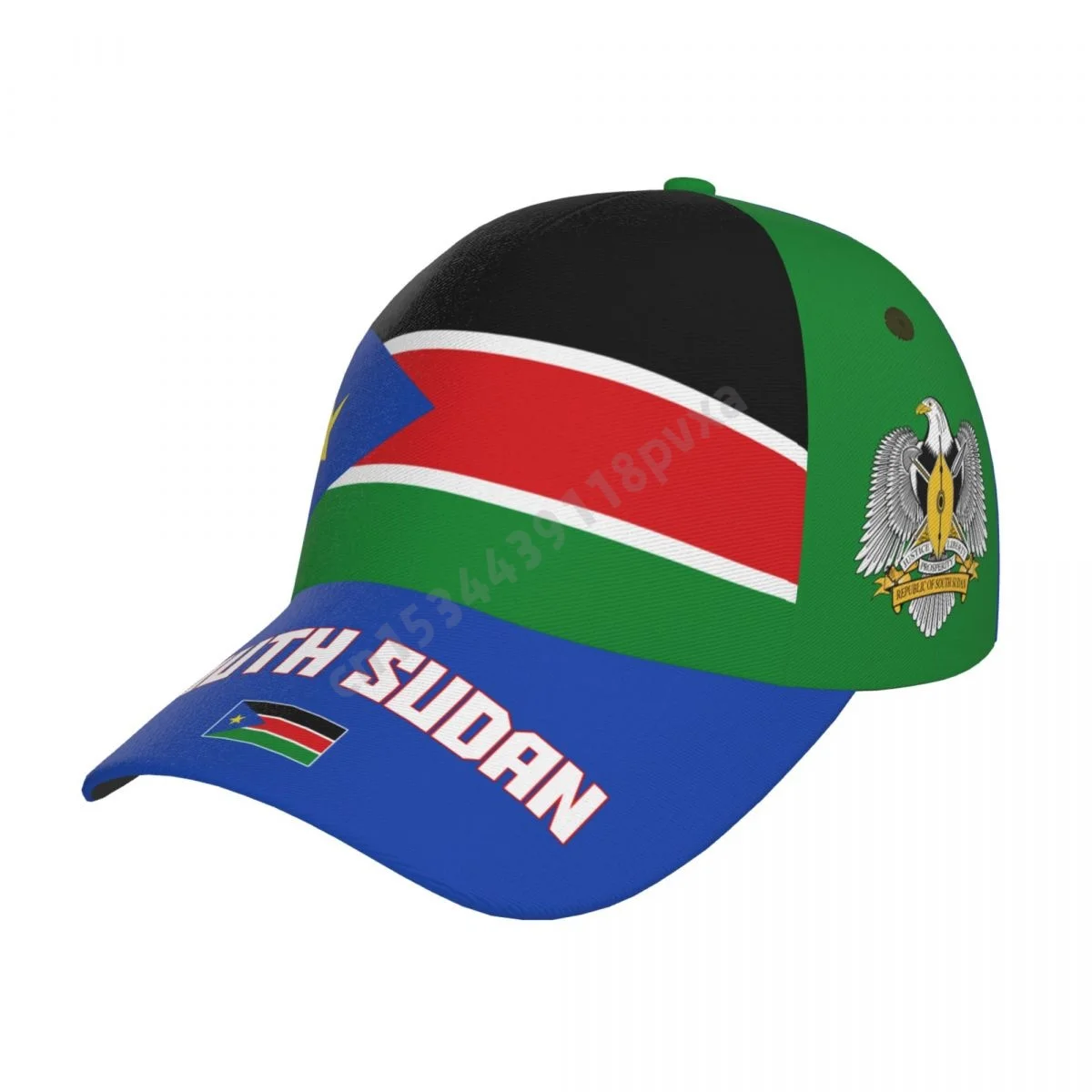 

Unisex South Sudan Flag Adult Baseball Cap Patriotic Hat for Baseball Soccer Fans Men Women