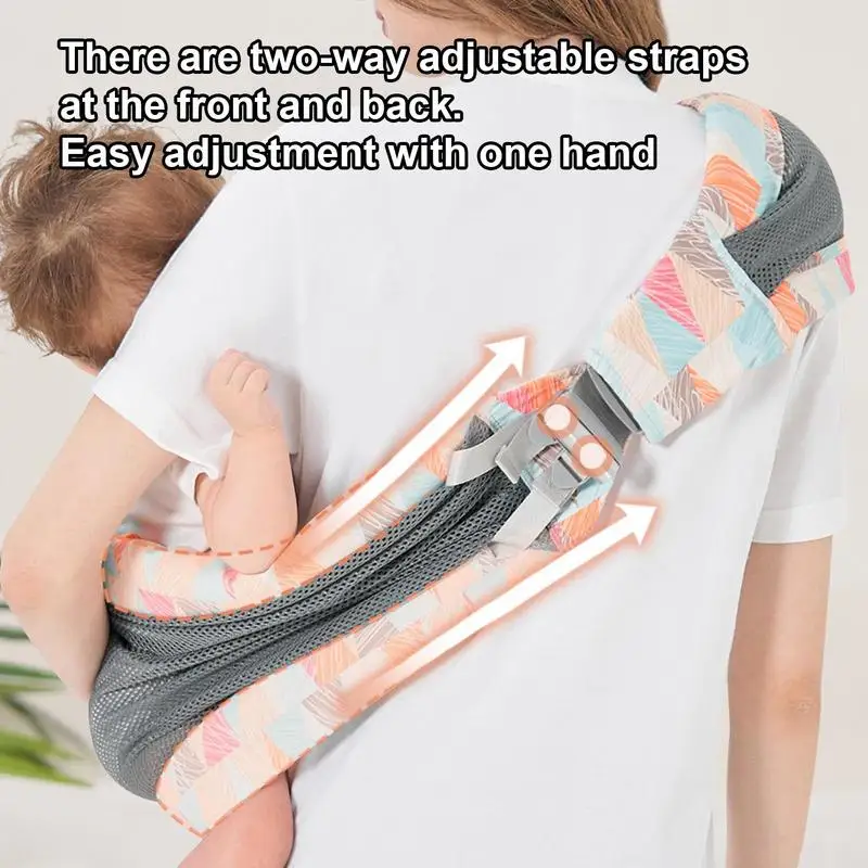 Baby Carrier Adjustable Baby Wrap Hip Sling Comfortable and Breathable Baby Holding Carrying Tool for Picnic Camping Car Home