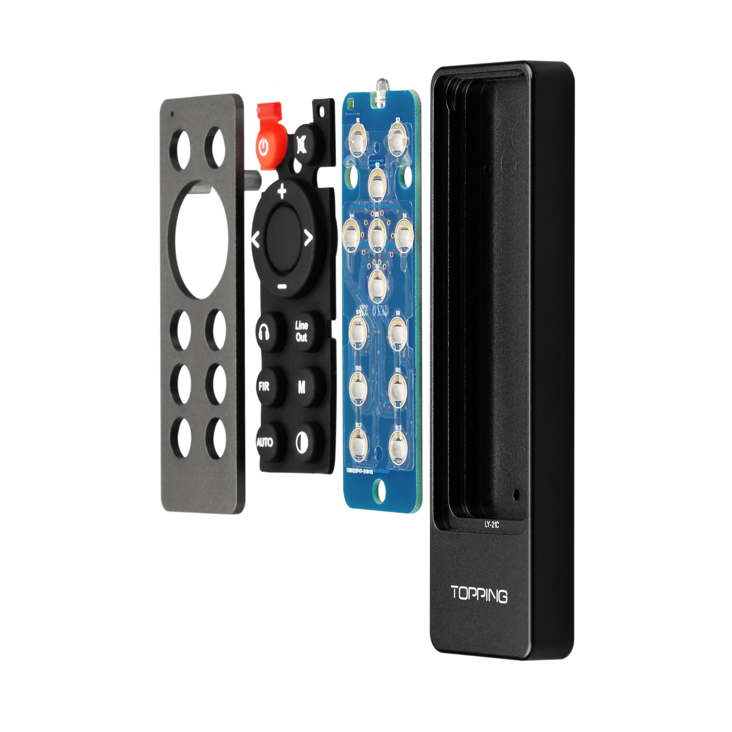 Controle remoto para TOPPING, RC22, DX3 PRO +, EX5, D90SE, D70S, E30, E50, D50S, D30 Pro