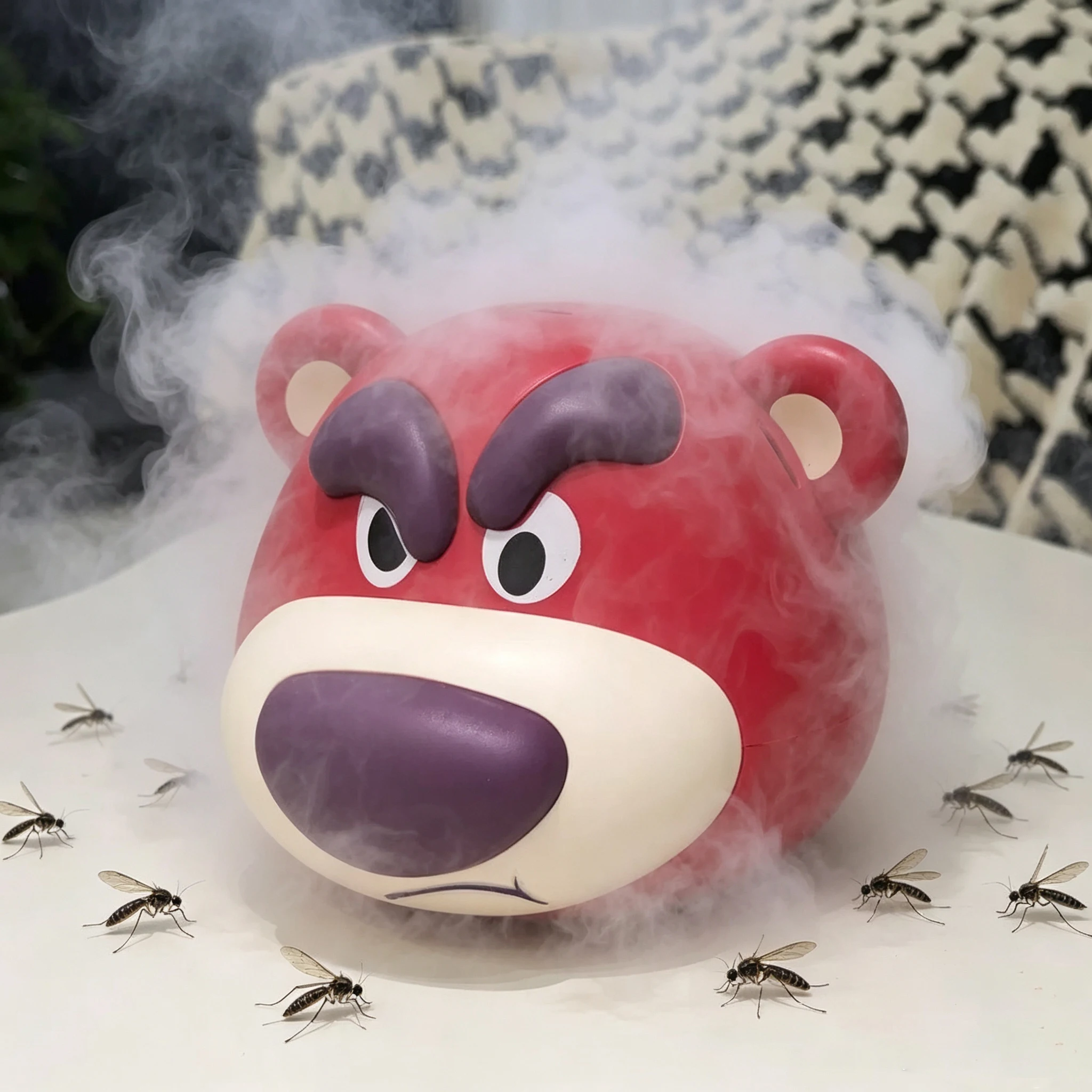 Figura de Lotso de Toy Story, Caja de Incienso Repelente de Mosquitos, Muñeco Adorable, Adorno de Escritorio, Regalo de Navidad