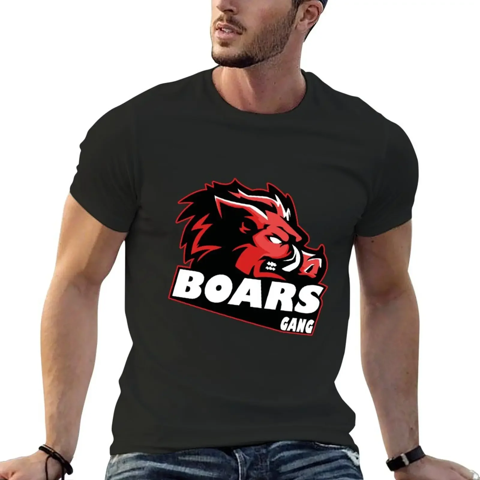 Boars Gang T-Shirt quick-drying new edition heavyweights mens graphic t-shirts anime