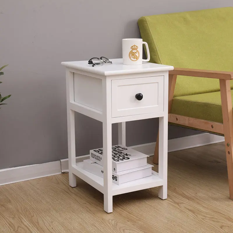 

Ultra Narrow 25cm Window Shelf Bedside Table Minimalist Nightstand for Bedroom Living Room Sofa Side Cabinet Storage High