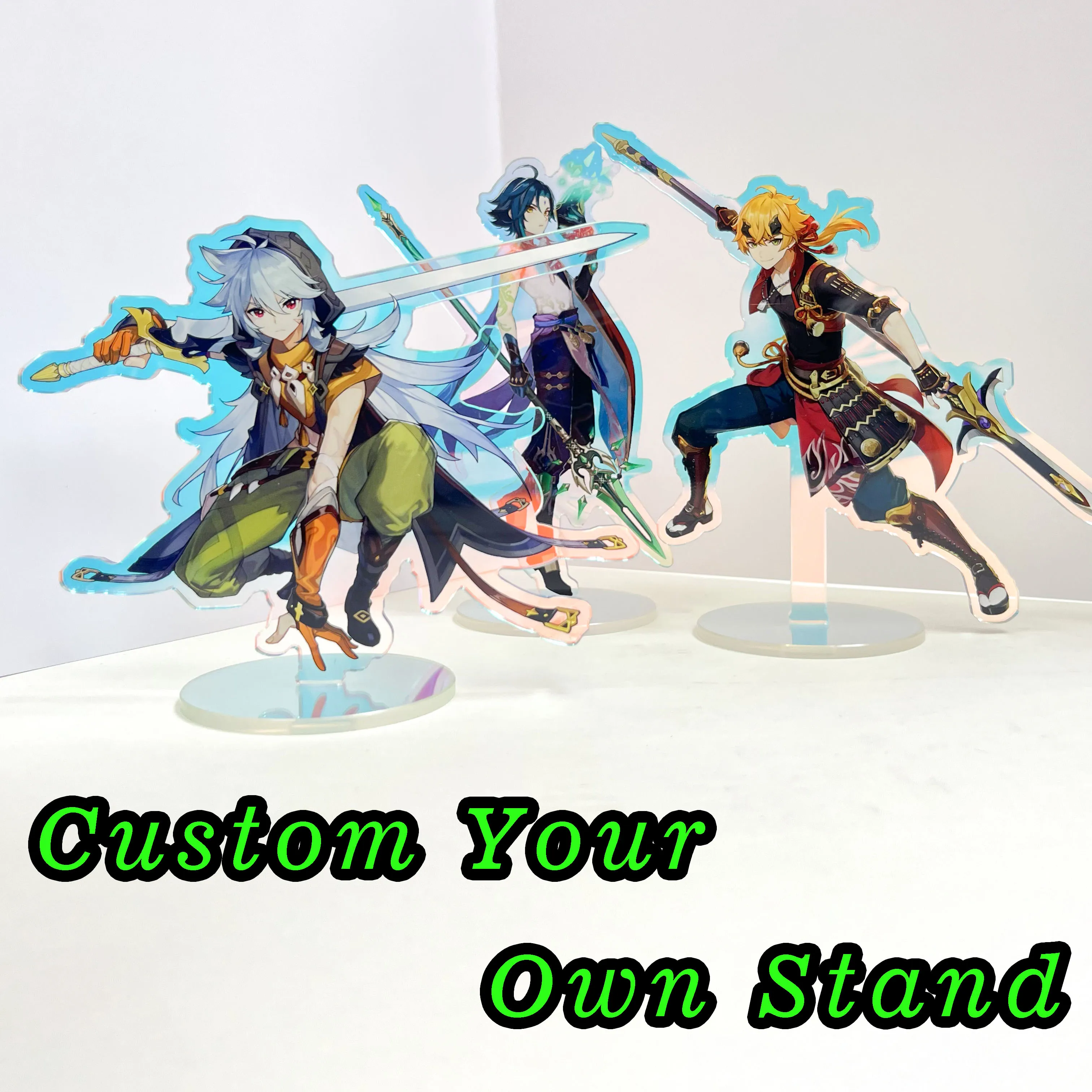 Acrylic stand printing hologram custom animation stand cartoon acrylic stand