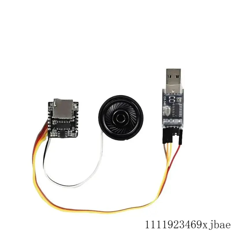CX1000AM Serial Port Control MP3 Voice Playback Module 32Mbits Microcontroller WAV Voice Broadcast Custom Audio Module