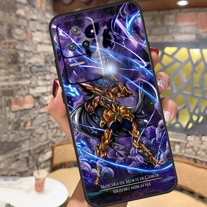 Saint Seiya Aiolos Camus Case For POCO F5 X3 X5 Pro M5s C40 F3 F4 X4 GT Xiaomi 13 Ultra 11T 12T Pro 11 12 Lite Cover