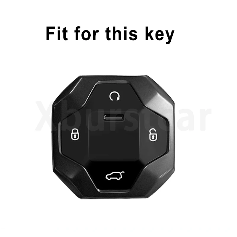 4 Button TPU Smart Car Key Case Cover Auto Shell Fob Holder for Chery Jetour T2 Traveler 2023 2024 Keyless Protector Accessories