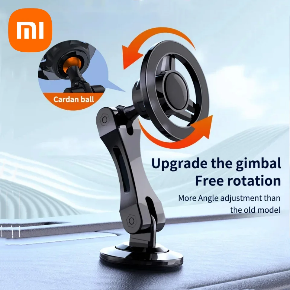 Soporte para teléfono de coche Xiaomi Magsafe La succión magnética puede ser 360 ​ ​ Soporte universal para coche con barra para salpicadero girada y ajustada en grados